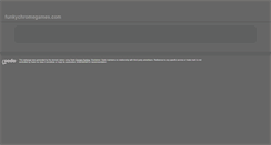 Desktop Screenshot of funkychromegames.com